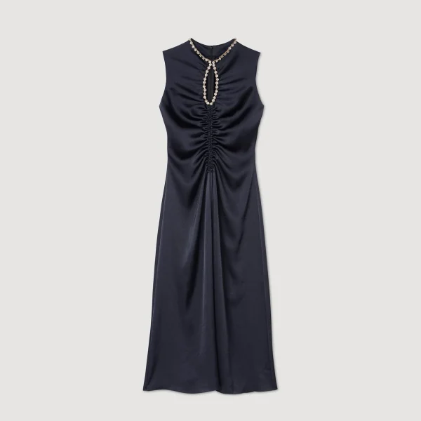Cheap Robe Midi à Strass Femme Robes