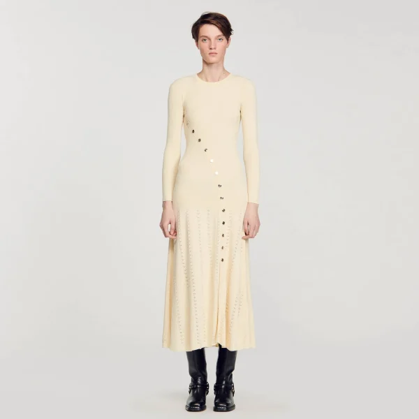 Best Robe Midi En Maille Femme Robes