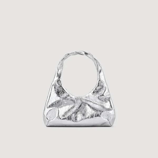 Fashion Sac En Cuir Métallisé Femme Sacs Porté Épaule