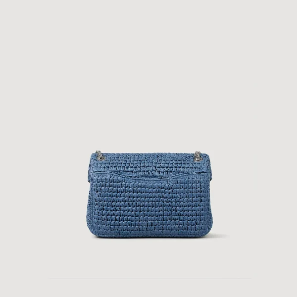 New Sac YZA En Raphia Femme Sacs Porté Épaule | Sacs À Bandoulière