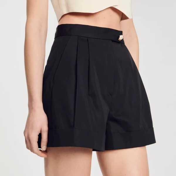 Cheap Short En Gabardine Femme Jupes & Shorts