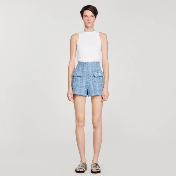 Shop Short En Tweed Femme Ensembles | Jupes & Shorts