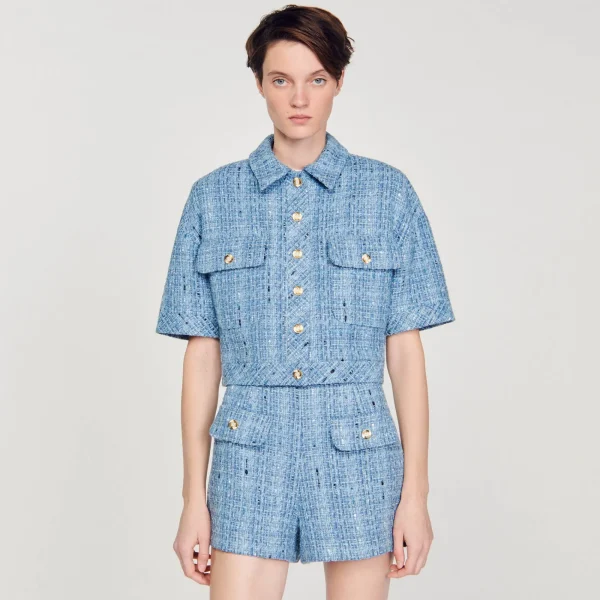 Shop Short En Tweed Femme Ensembles | Jupes & Shorts