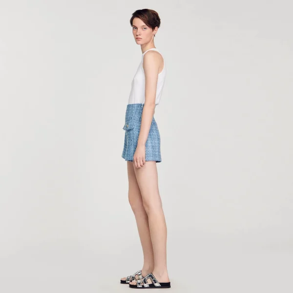 Shop Short En Tweed Femme Ensembles | Jupes & Shorts