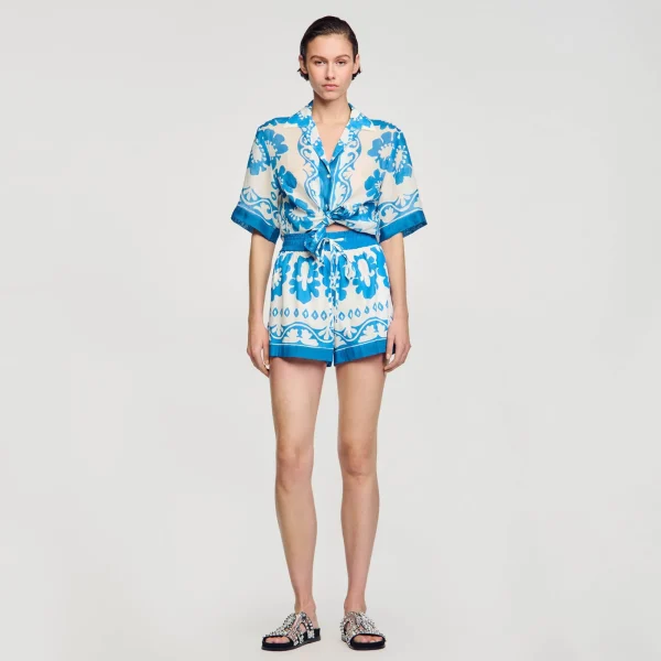 Fashion Short Large Imprimé Femme Jupes & Shorts