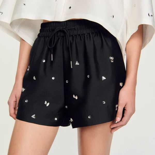 Discount Short Large Strassé Femme Ensembles | Jupes & Shorts
