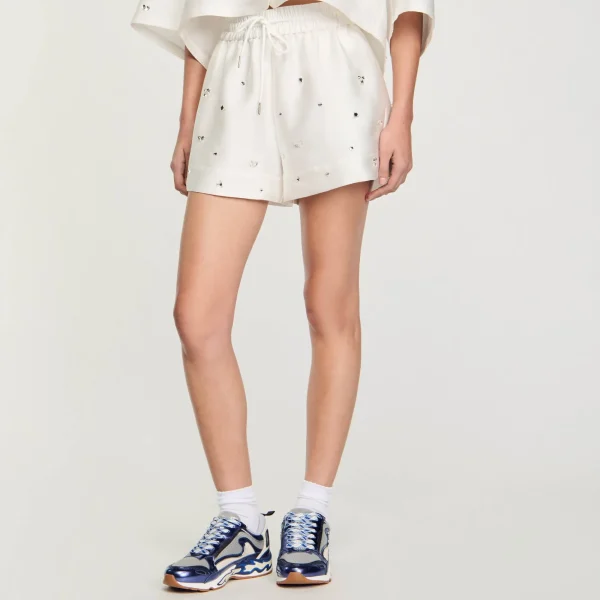 New Short Large Strassé Femme Ensembles | Jupes & Shorts