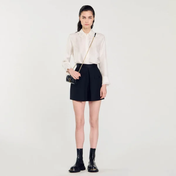 Hot Short Taille Haute Avec Boutons Femme Jupes & Shorts
