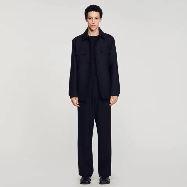 Fashion Surchemise Boutonnée Homme Manteaux & Blousons | Chemises