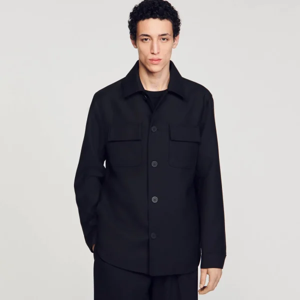 Fashion Surchemise Boutonnée Homme Manteaux & Blousons | Chemises