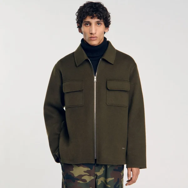 Clearance Surchemise Zippée Homme Manteaux & Blousons | Chemises