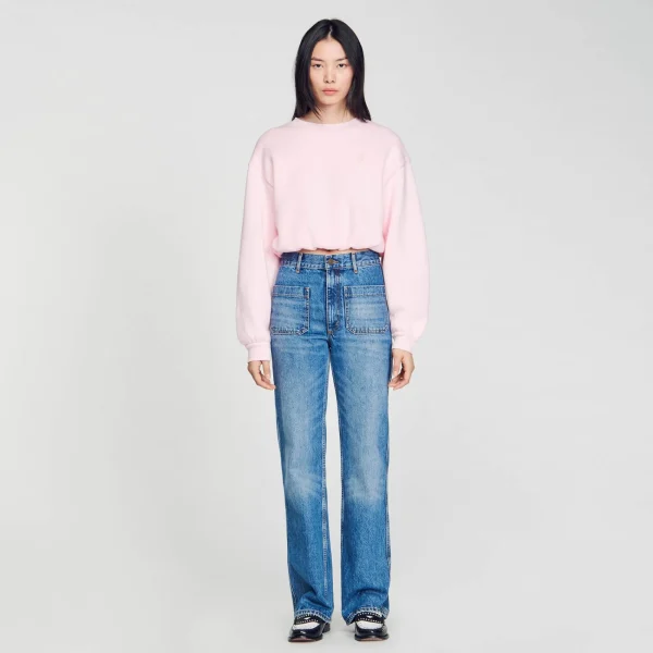 Hot Sweatshirt Court Femme Pulls & Cardigans