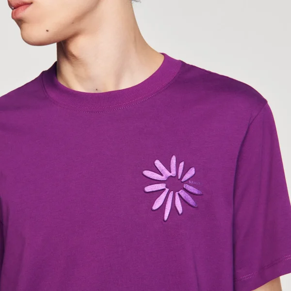Fashion Tee-shirt Fleur En Coton Homme T-Shirts & Polos