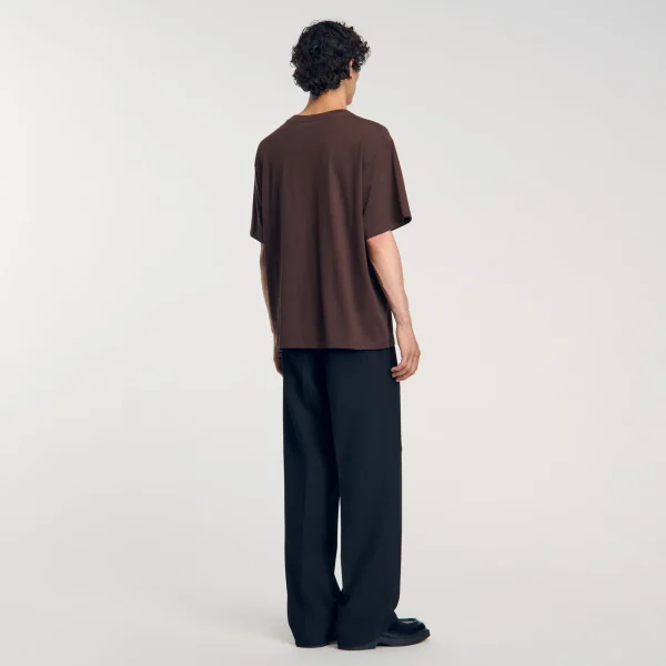 Hot Tee-shirt Oversize Fleur Homme T-Shirts & Polos