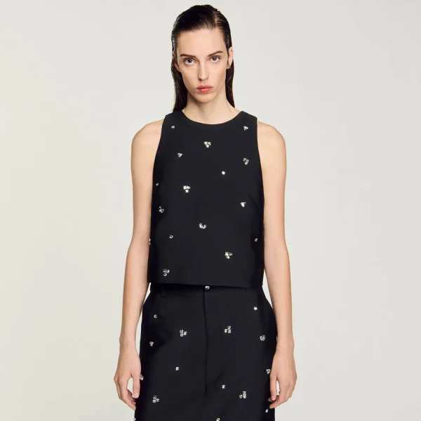 Cheap Top à Strass Femme Ensembles | Tops & Chemises