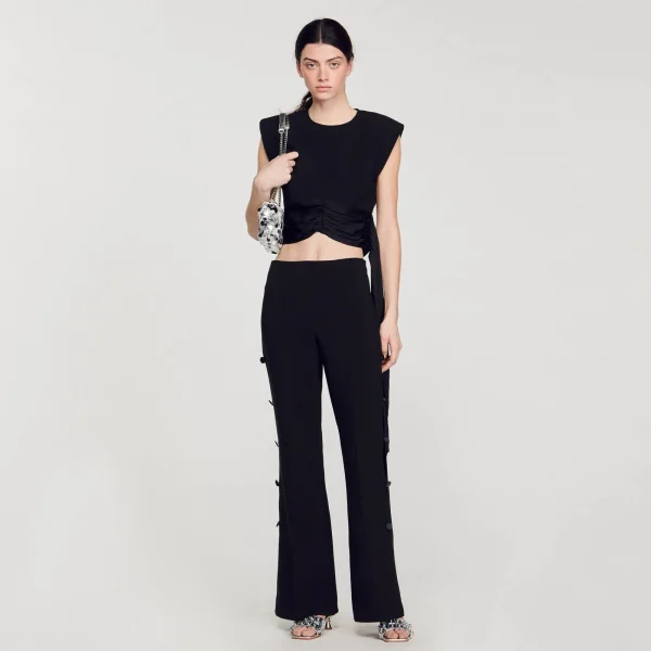 Clearance Top Court à Pans Asymétriques Femme Ensembles | Tops & Chemises