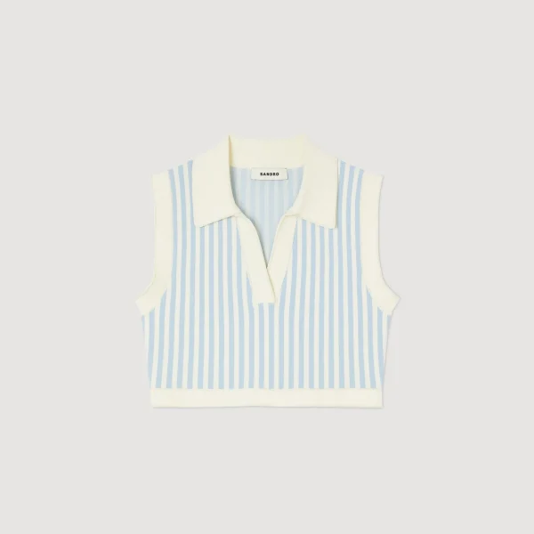 Cheap Top Rayé En Maille Femme Ensembles | Pulls & Cardigans