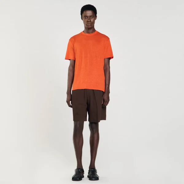 Shop T-shirt En Lin Certifié Homme T-Shirts & Polos