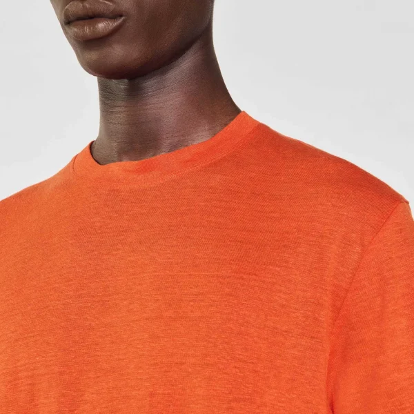 Shop T-shirt En Lin Certifié Homme T-Shirts & Polos