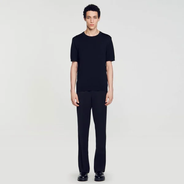 Hot T-shirt En Maille Homme T-Shirts & Polos | Pulls & Gilets