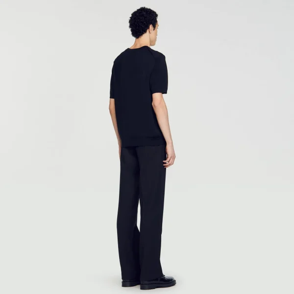 Hot T-shirt En Maille Homme T-Shirts & Polos | Pulls & Gilets