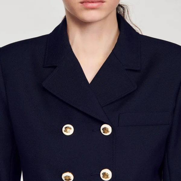 Shop Veste Courte à Double Boutonnage Femme Costumes | Blousons & Vestes