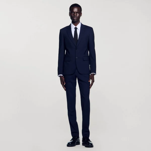 Sale Veste De Costume Classique En Laine Homme Costumes & Smokings | Vestes