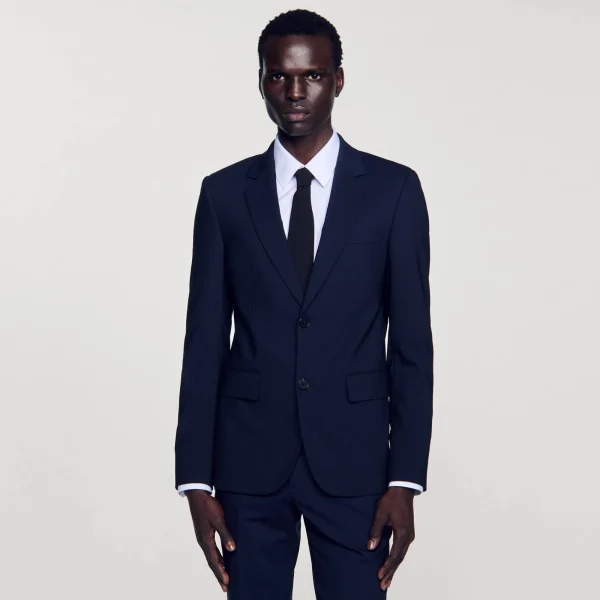 Sale Veste De Costume Classique En Laine Homme Costumes & Smokings | Vestes